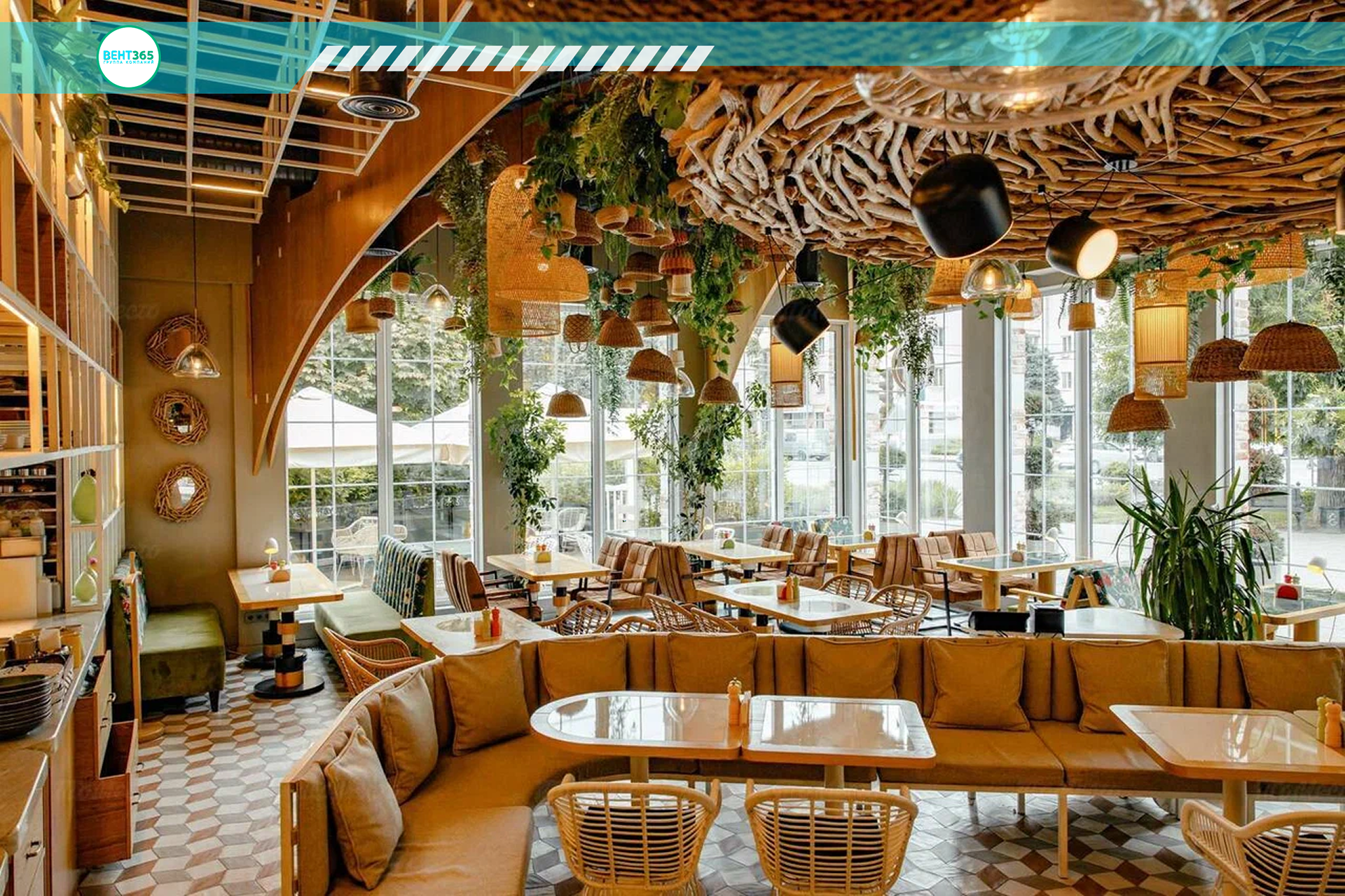 Поставка и монтаж ОВиК в ресторане «Птичка-Невеличка»1